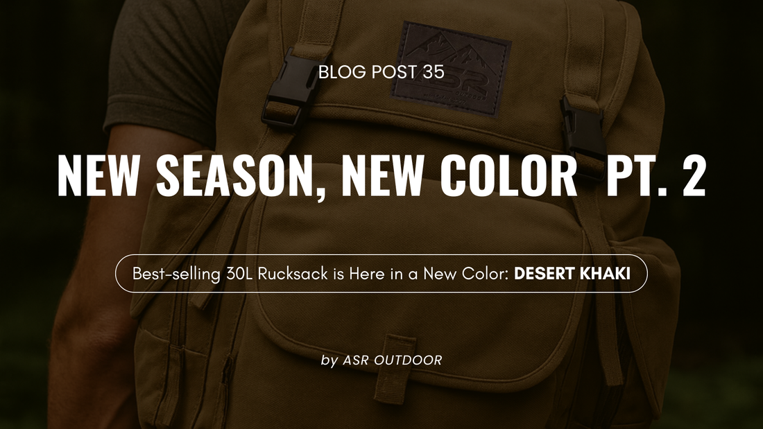 Best Selling Backpack, Brand New Color Part 2: Desert Khaki is Here