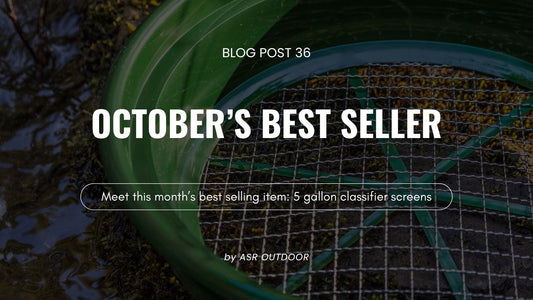 October’s Best-Selling Gold Prospecting Essential: 5 Gallon Classifier Screens