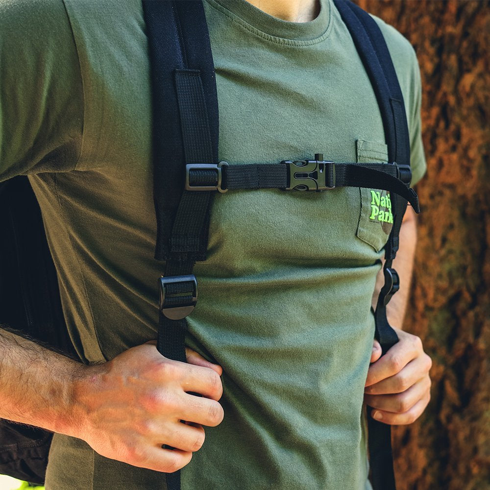large backpack for outdoor activities hiking, camping, gold panning with a 30 Liter rucksack backpack