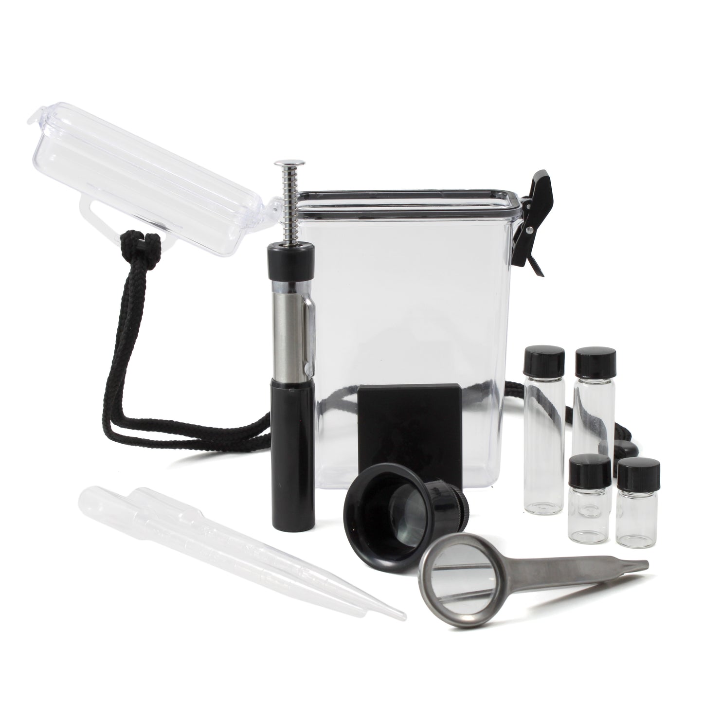 Small Pocket Gold Panning Collection Kit waterproof and sealed shut