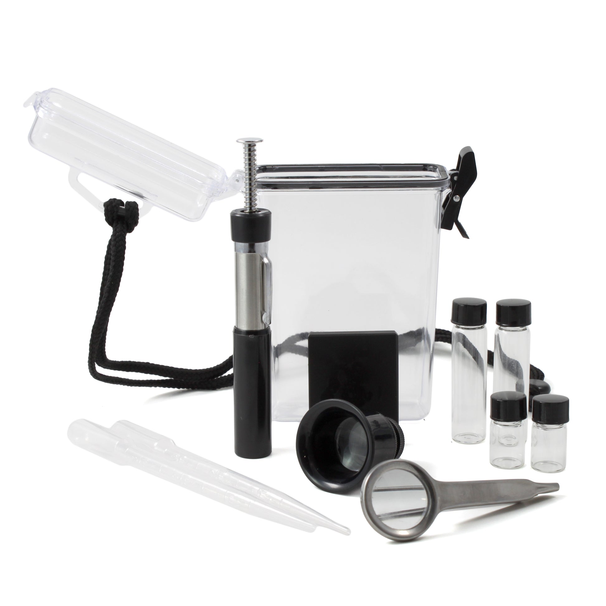 Small Pocket Gold Panning Collection Kit waterproof and sealed shut