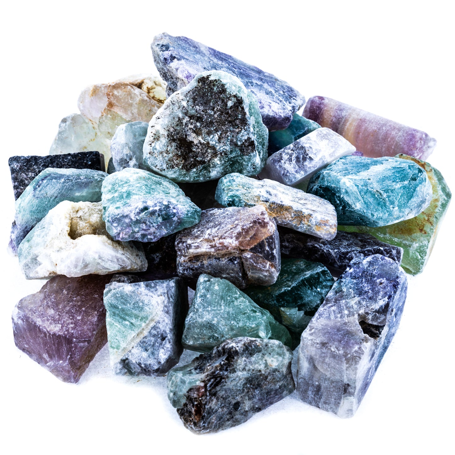 unique rocks small natural fluorite