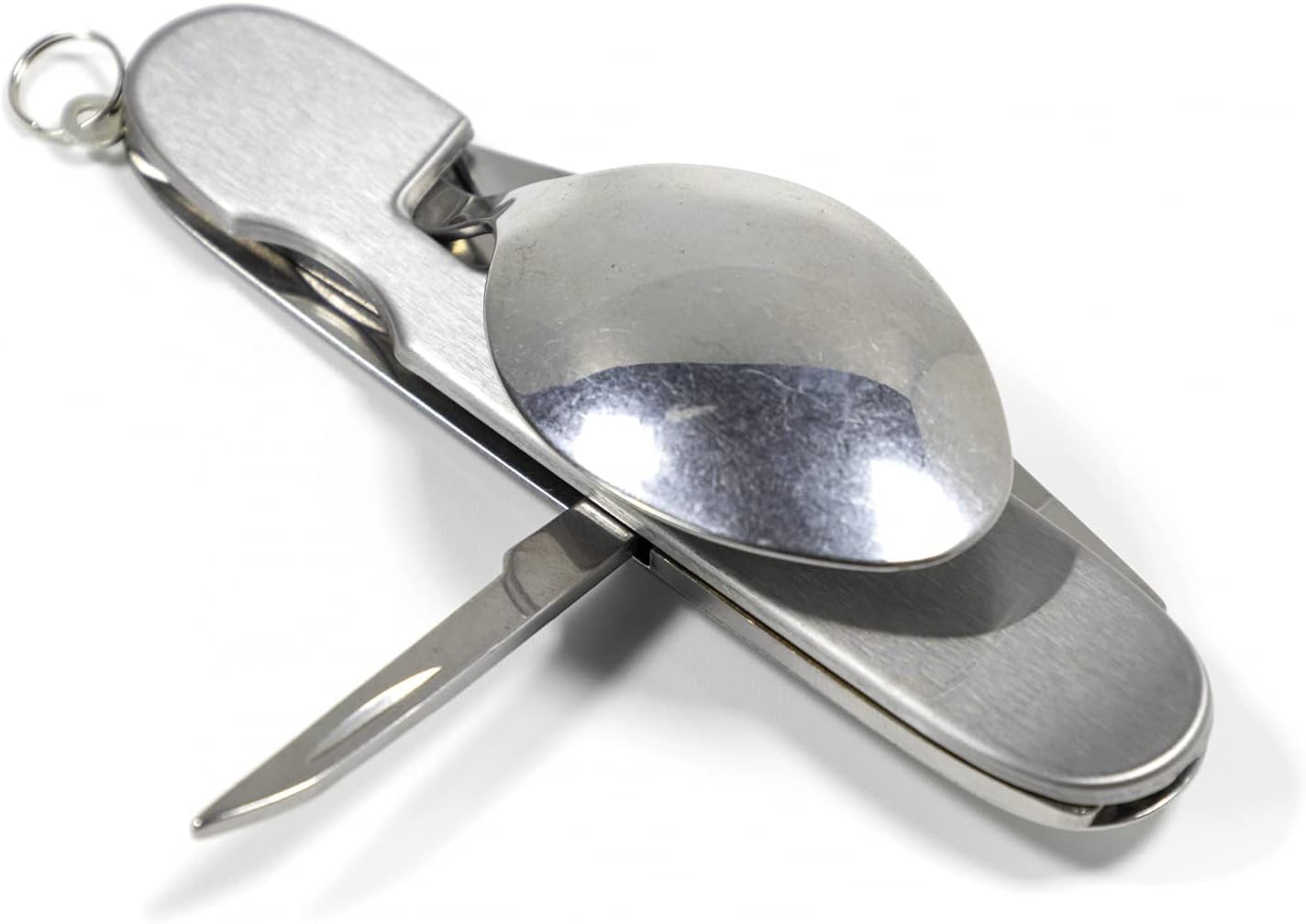 11 function small pocket utensil flatware spoon fork knife camping