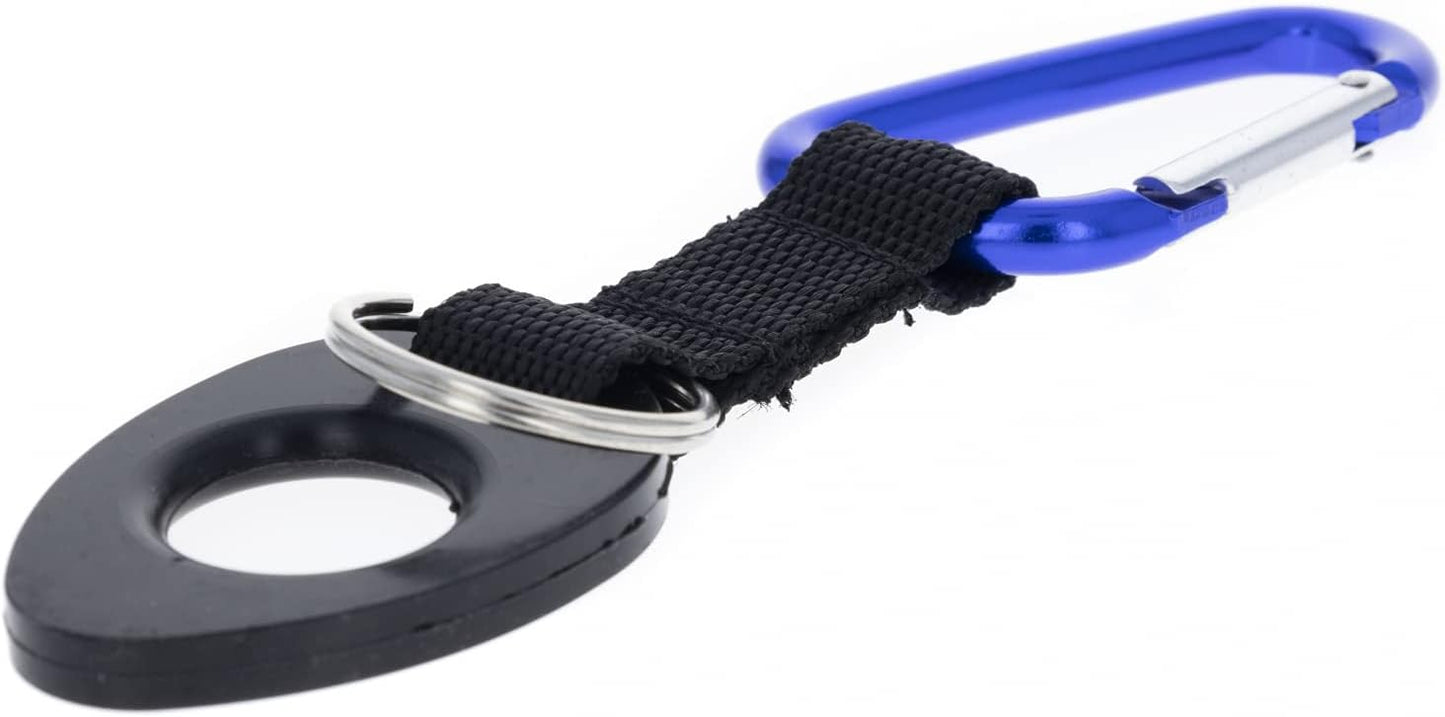 keychain water bottle holder cap carabiner attachment
