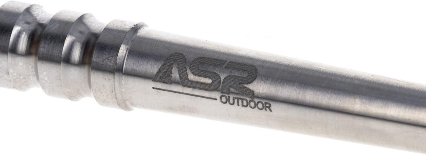 close detail of ice pick titanium