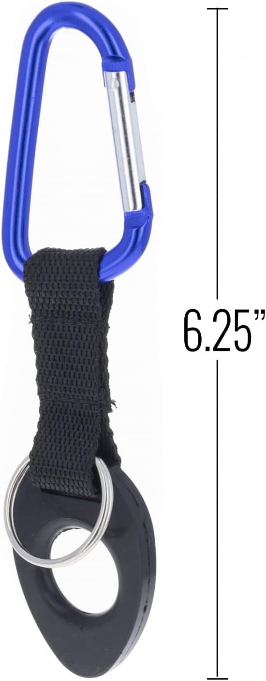 keychain water bottle holder cap carabiner attachment