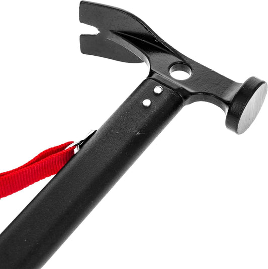 Lightweight Carbon Steel Camping Hammer with Tent Stakes Puller, 12 Inch