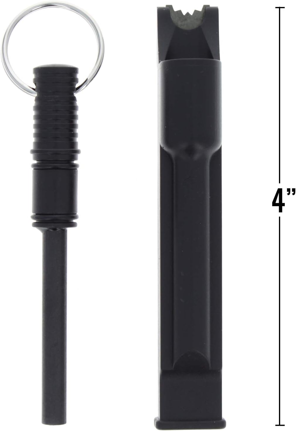 5 in 1 flint and steel starter pack with whistle
