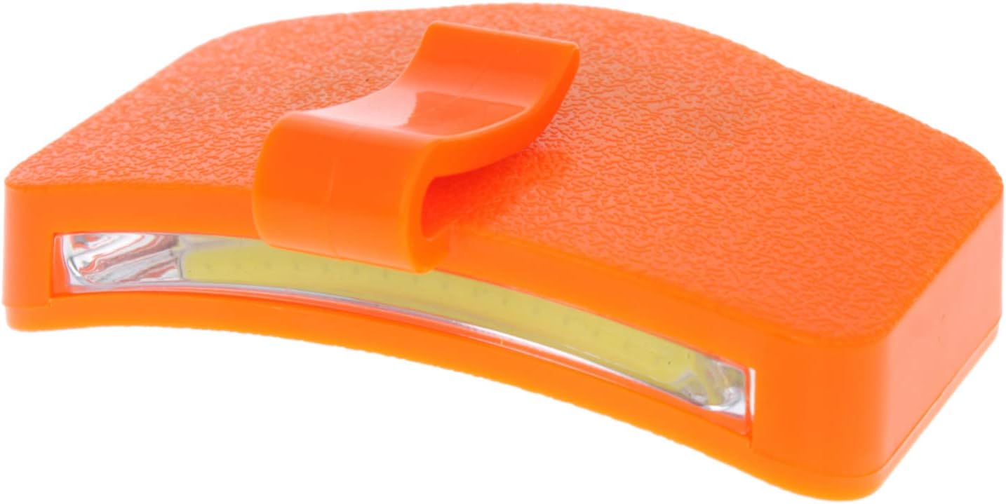 clip on hat clip on bill headlight for hands free lighting fishing hiking camping compatible