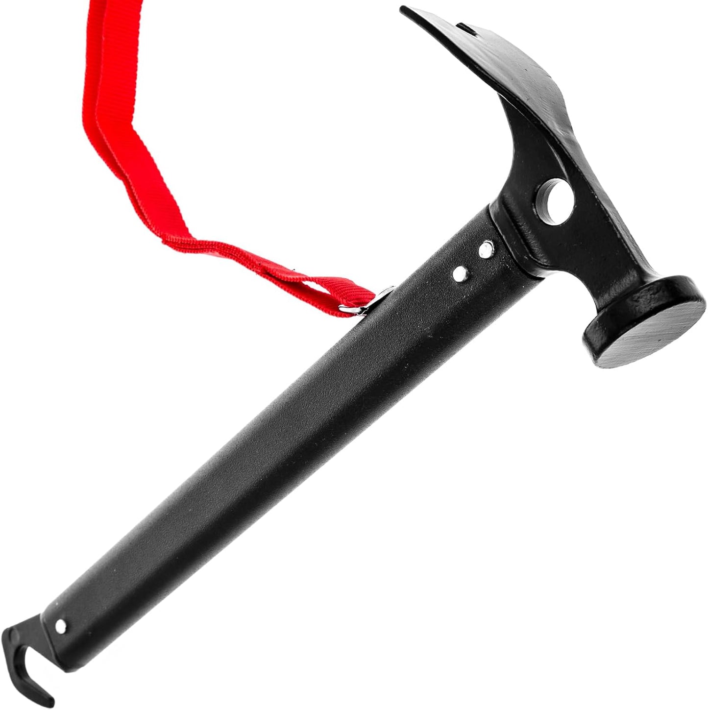 Lightweight Carbon Steel Camping Hammer with Tent Stakes Puller, 12 Inch
