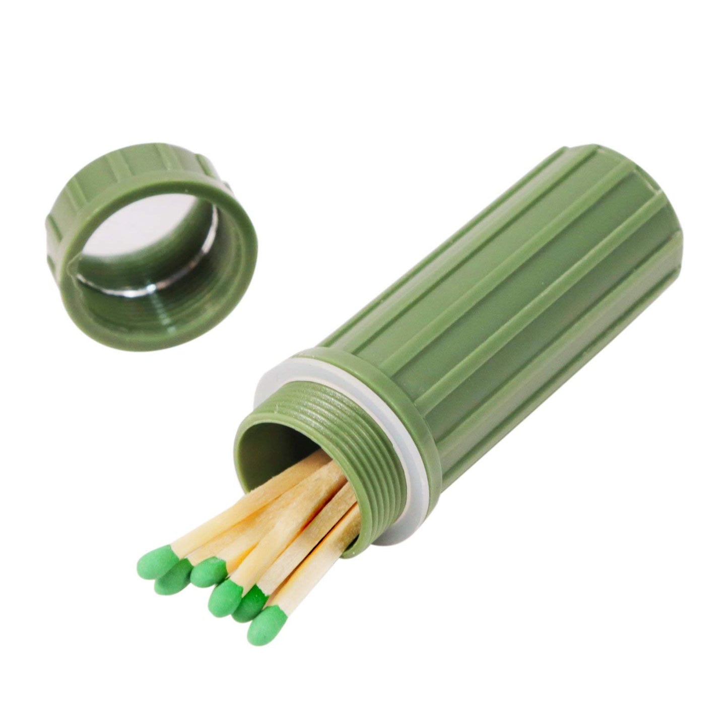 waterproof match stick storage container