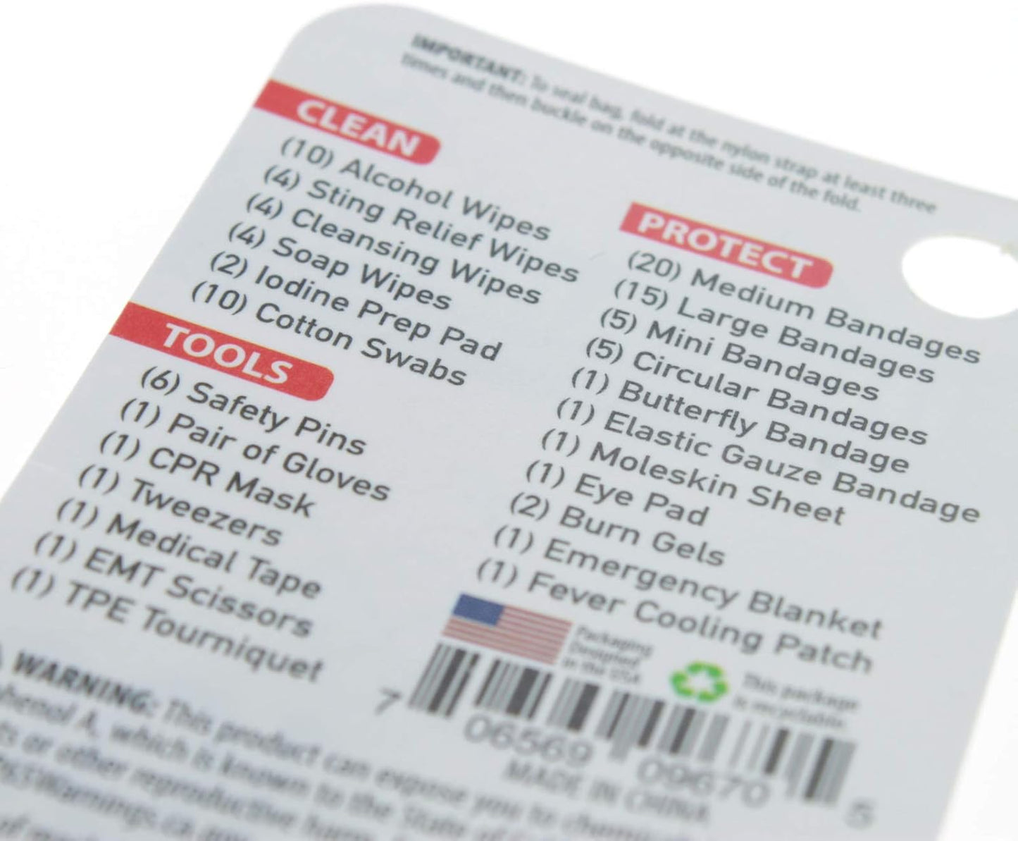 survival first aid kit solo hiking or backpacking