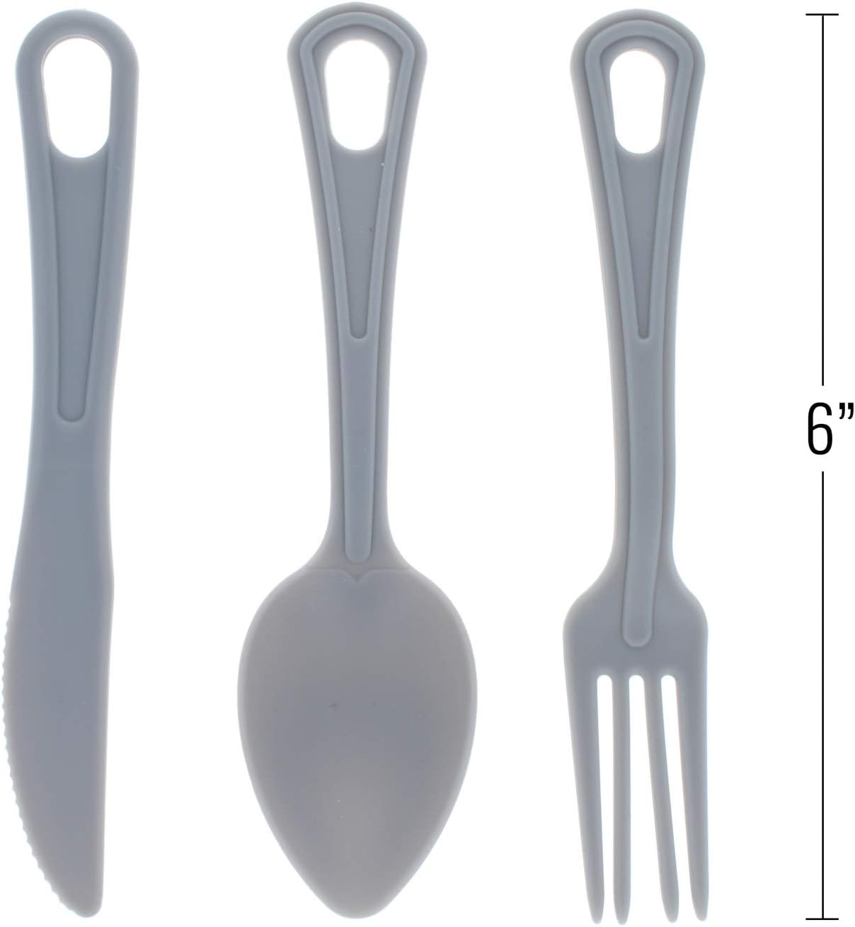 re usable reusable camping cutlery plastic utensils