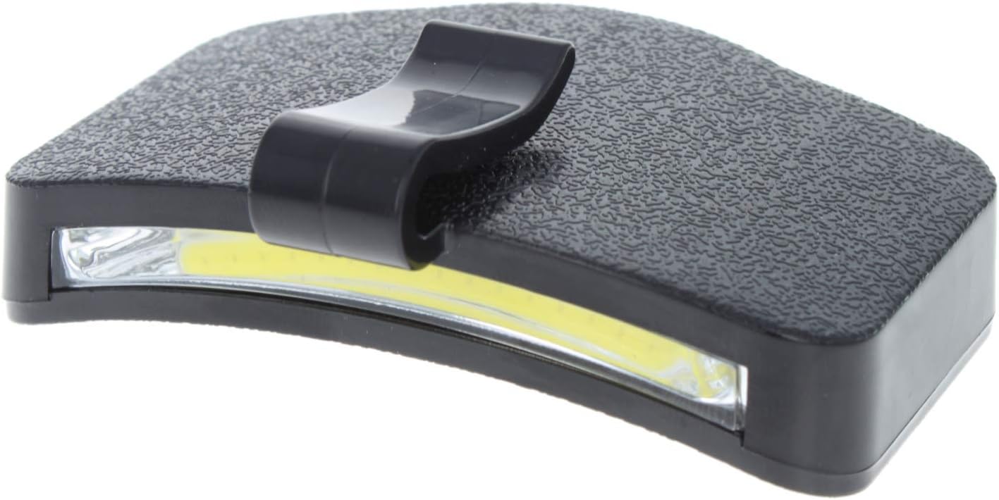 clip on hat clip on bill headlight for hands free lighting fishing hiking camping compatible