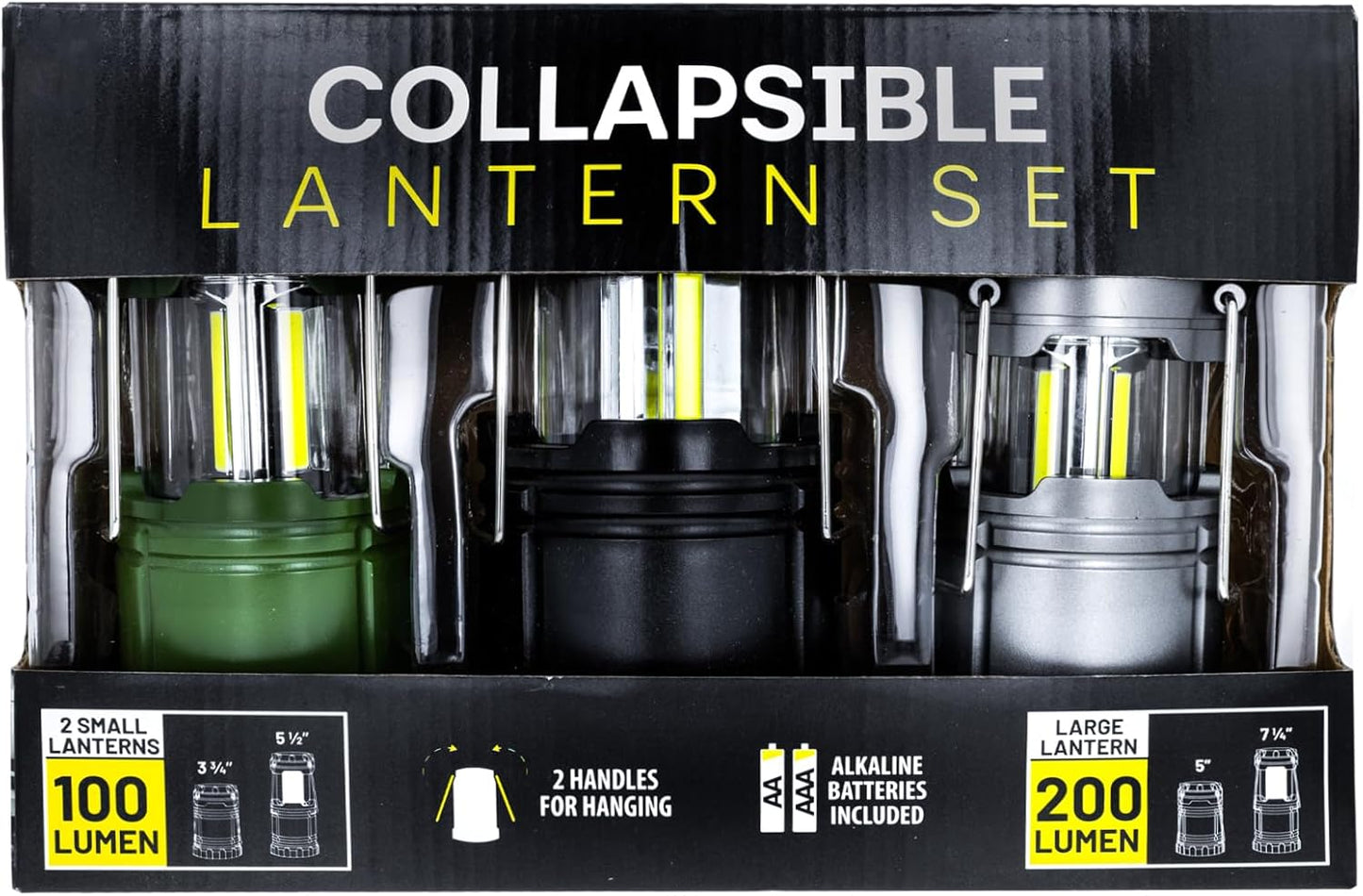 camping lantern set no buttons open close technology