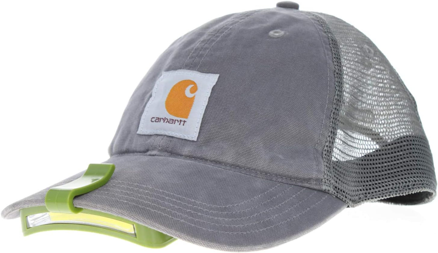 clip on hat clip on bill headlight for hands free lighting fishing hiking camping compatible