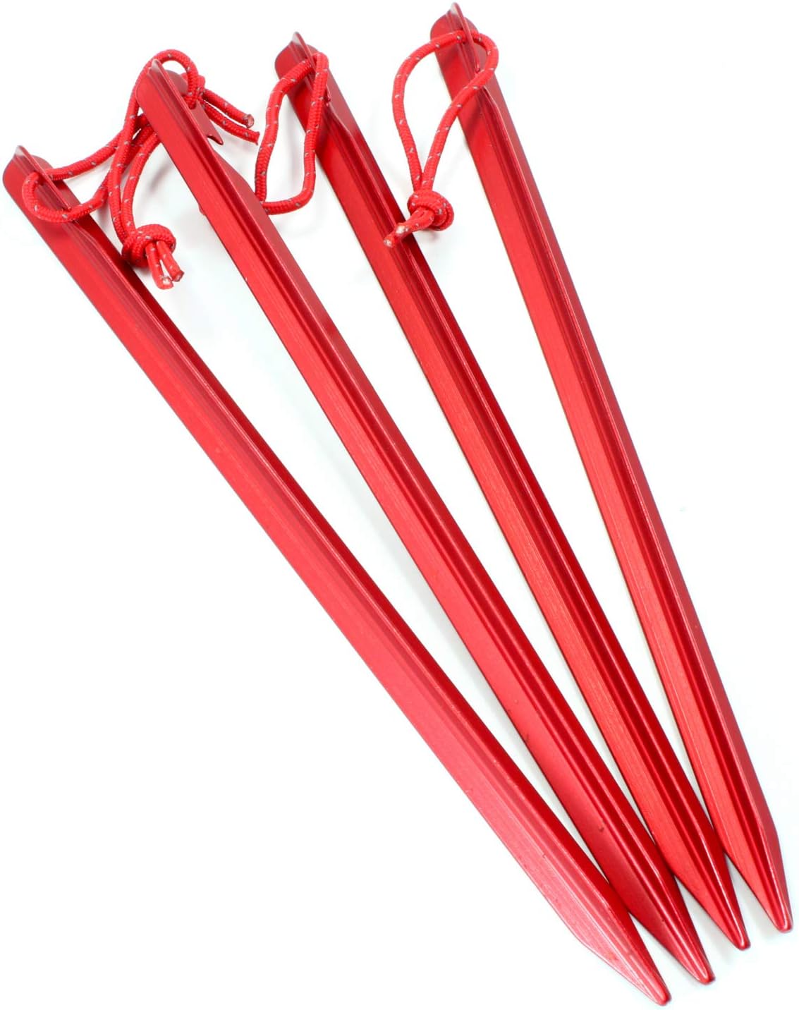 military grade alumninum camping stakes to drill down your tent or canopy
