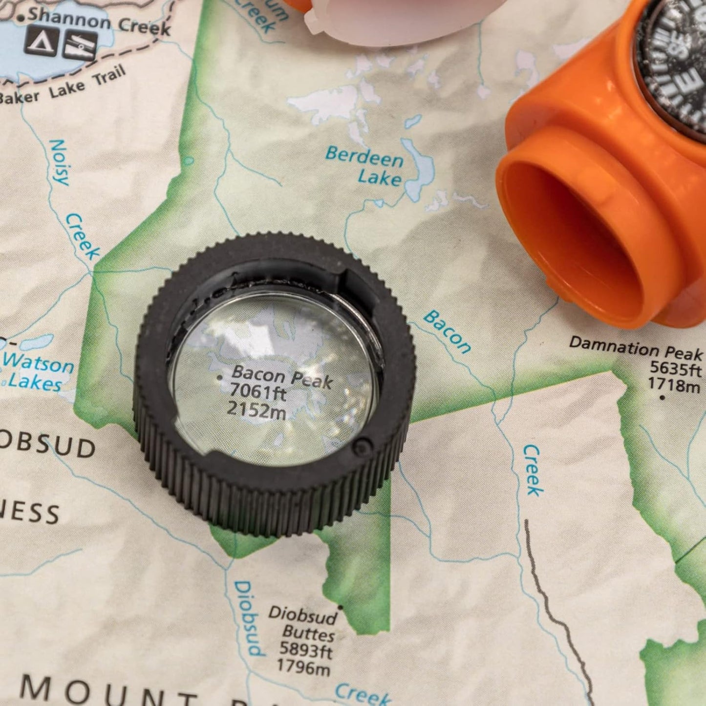 12 in 1 survival necklace whistle, flashlight, mirror, storage compartment, compass