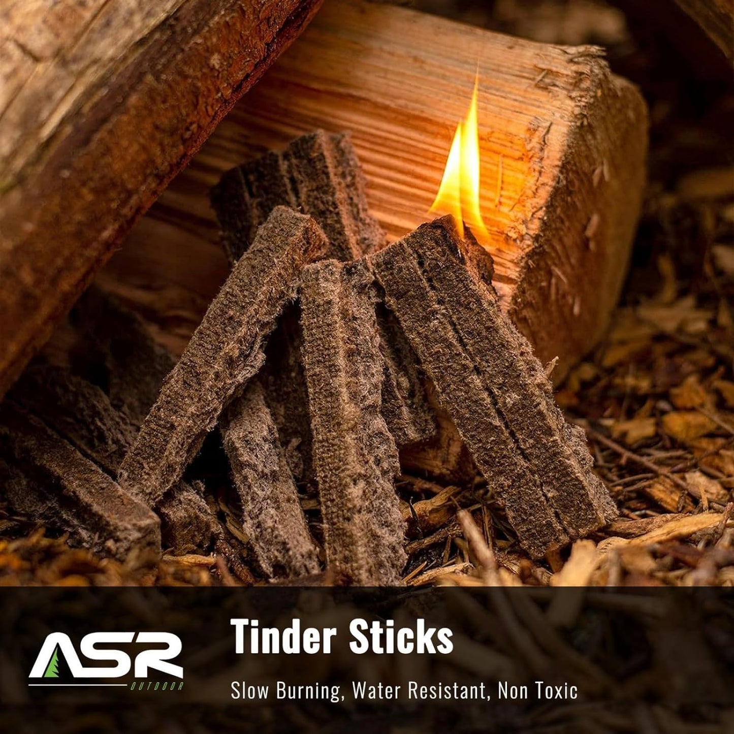 slow burning tinder sticks long lasting