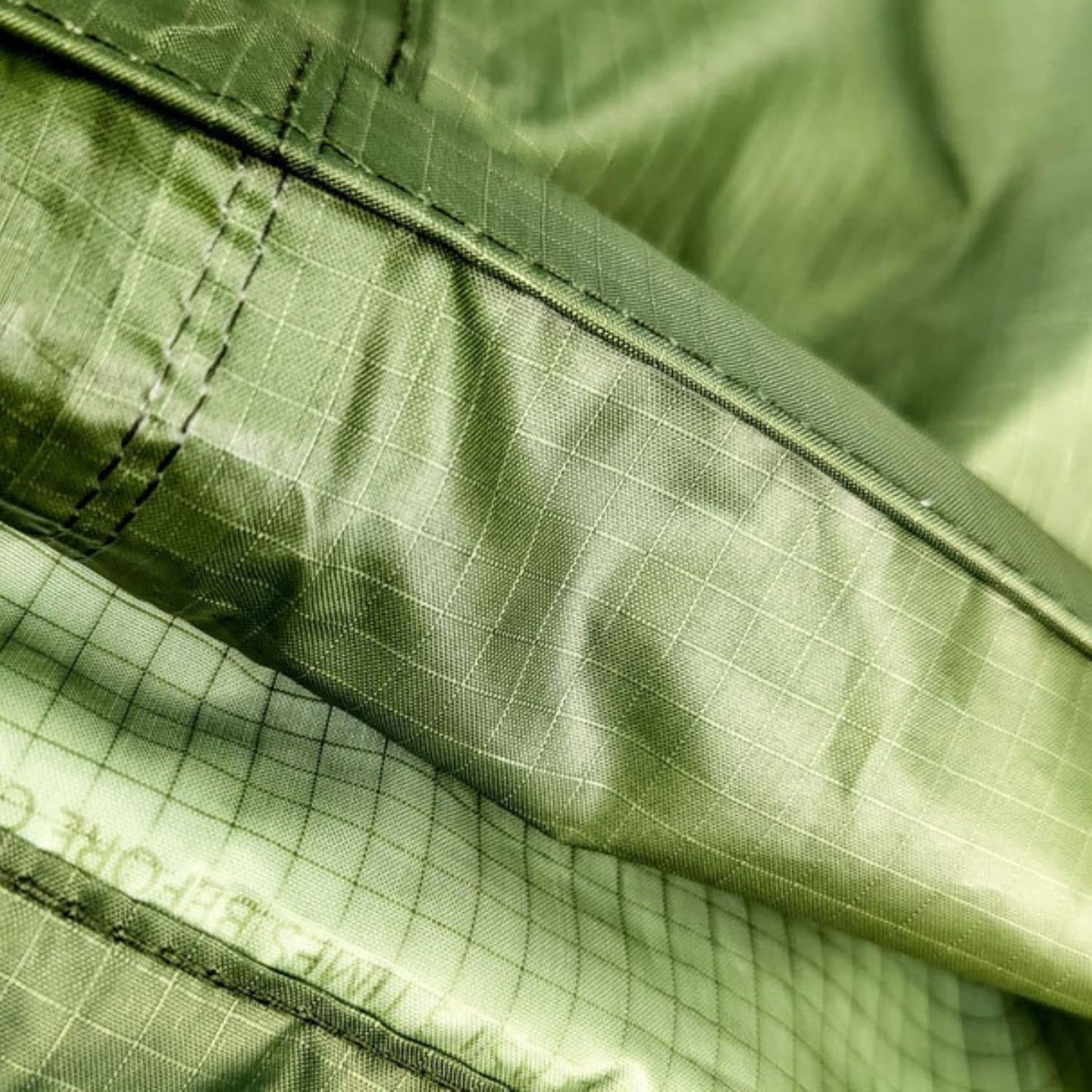 natural green waterproof nylon bag store items that need to be dry when traveling