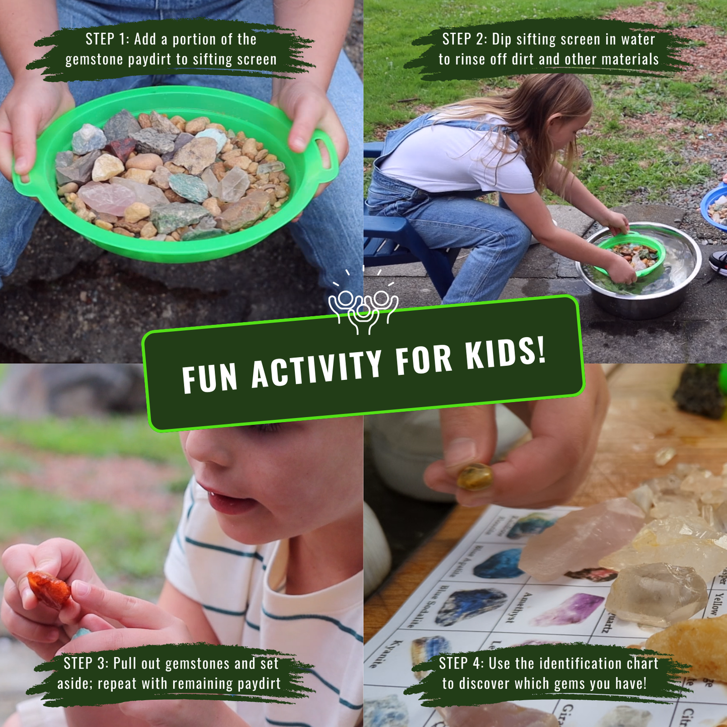 fun outdoor activities for kids educational kit paydirt