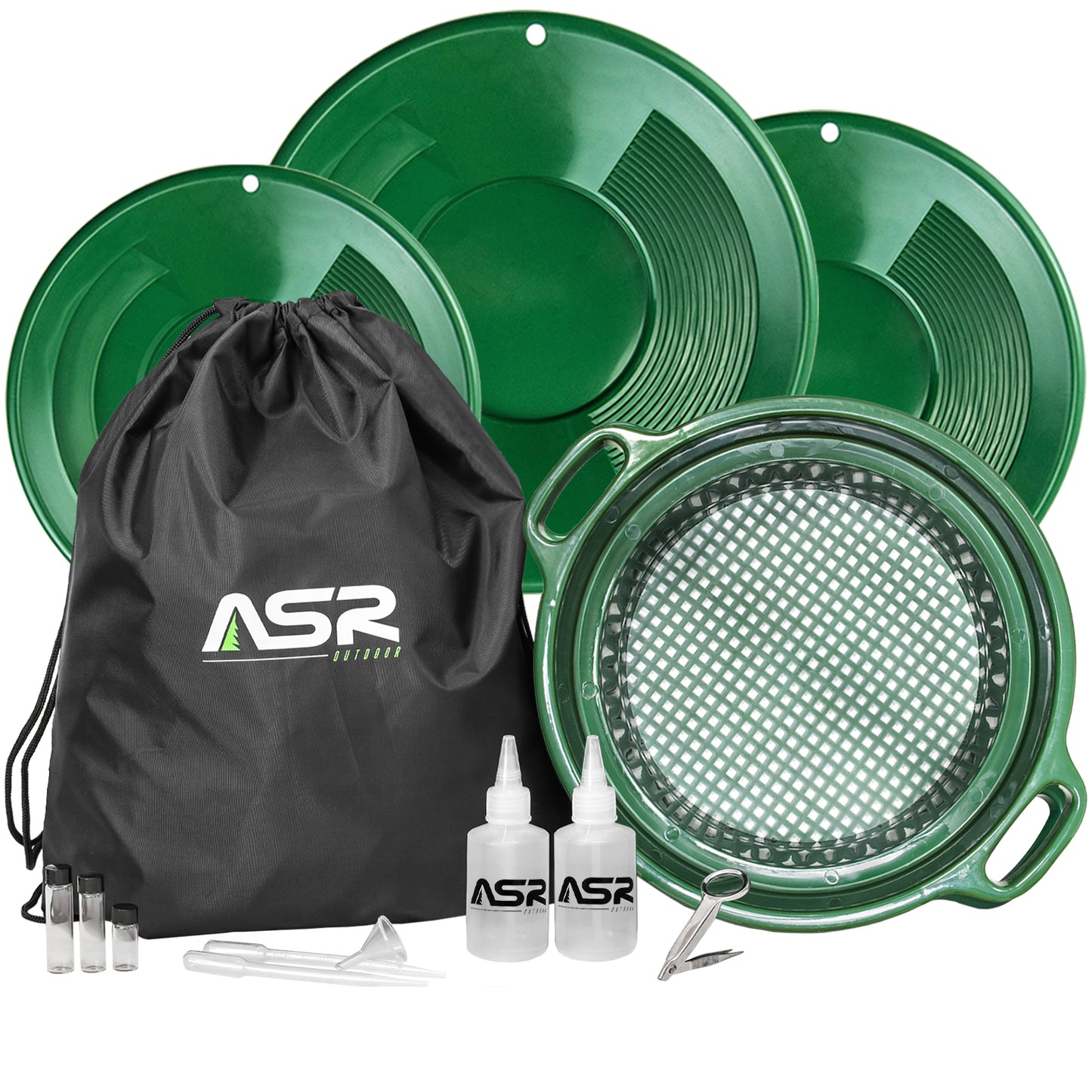 19 piece portable gold panning kit everything you need for prospecting gold