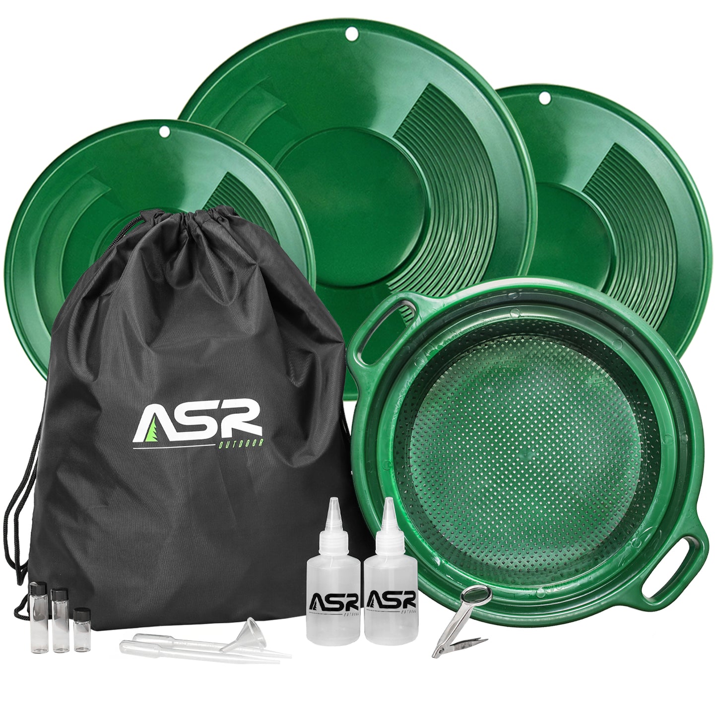 20 piece portable gold panning kit everything you need for prospecting gold