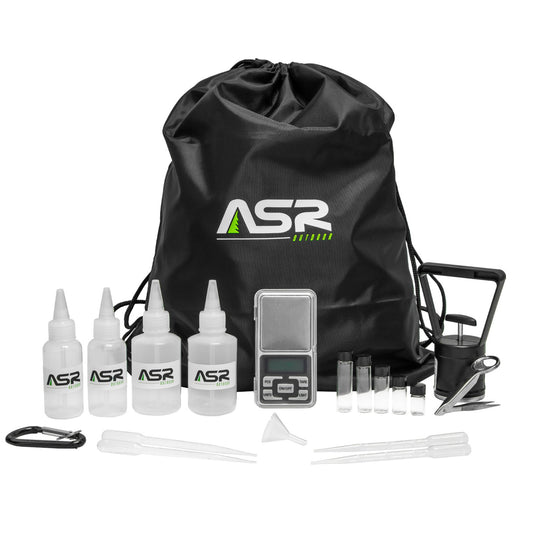 gold panning recovery kit with snifter bottles magnets glass vials gold scale