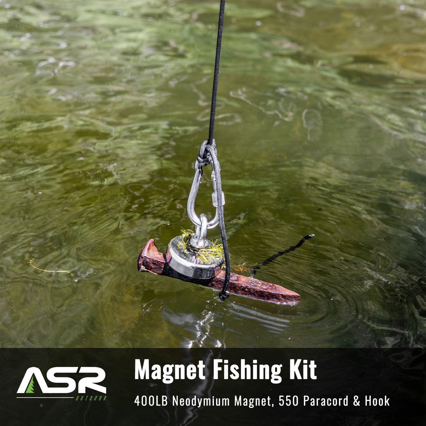 finding treasure magnet fishing in a lake railroad nail