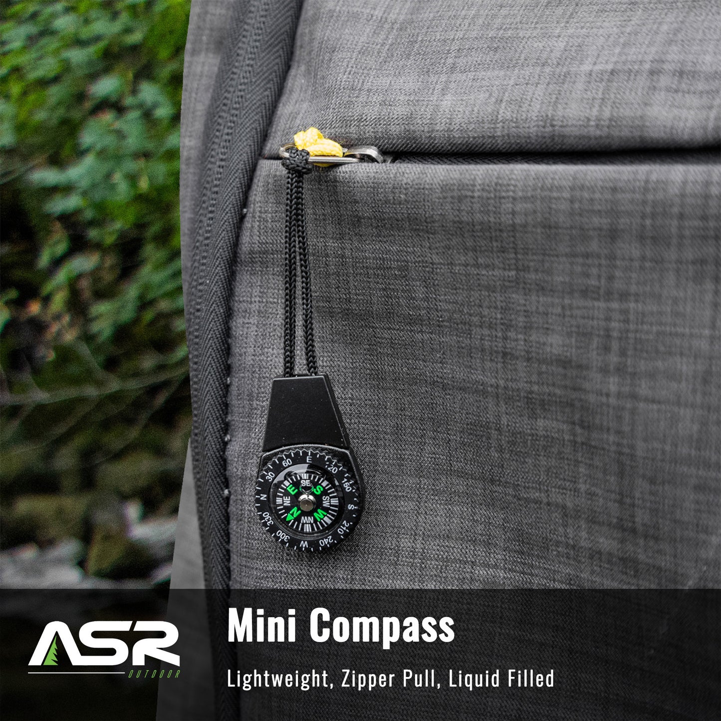 mini zipper compasses
