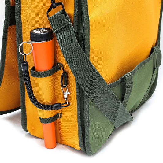 over the shoulder satchel pack with multiple pockets