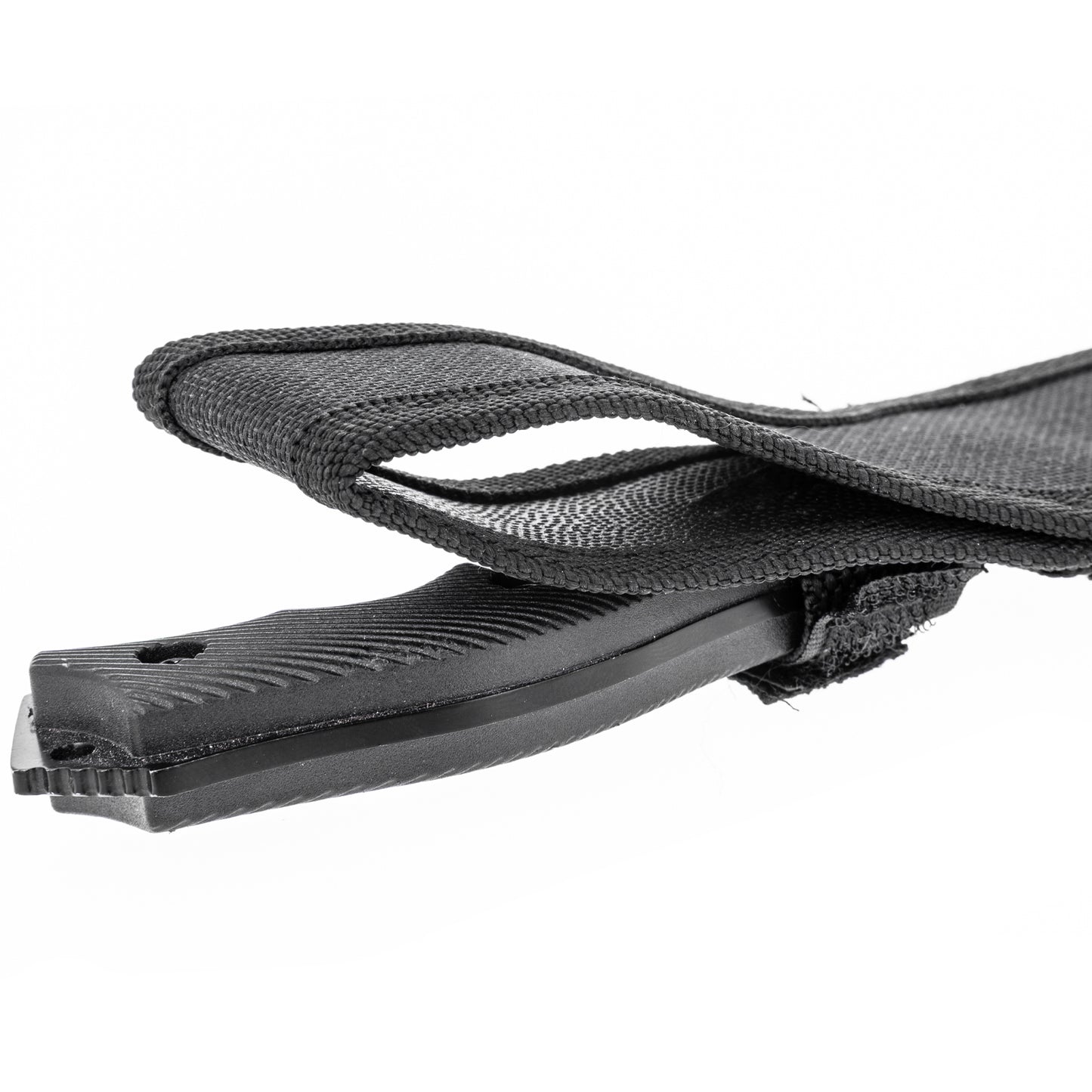 huntsman all black tactical knife with sheath