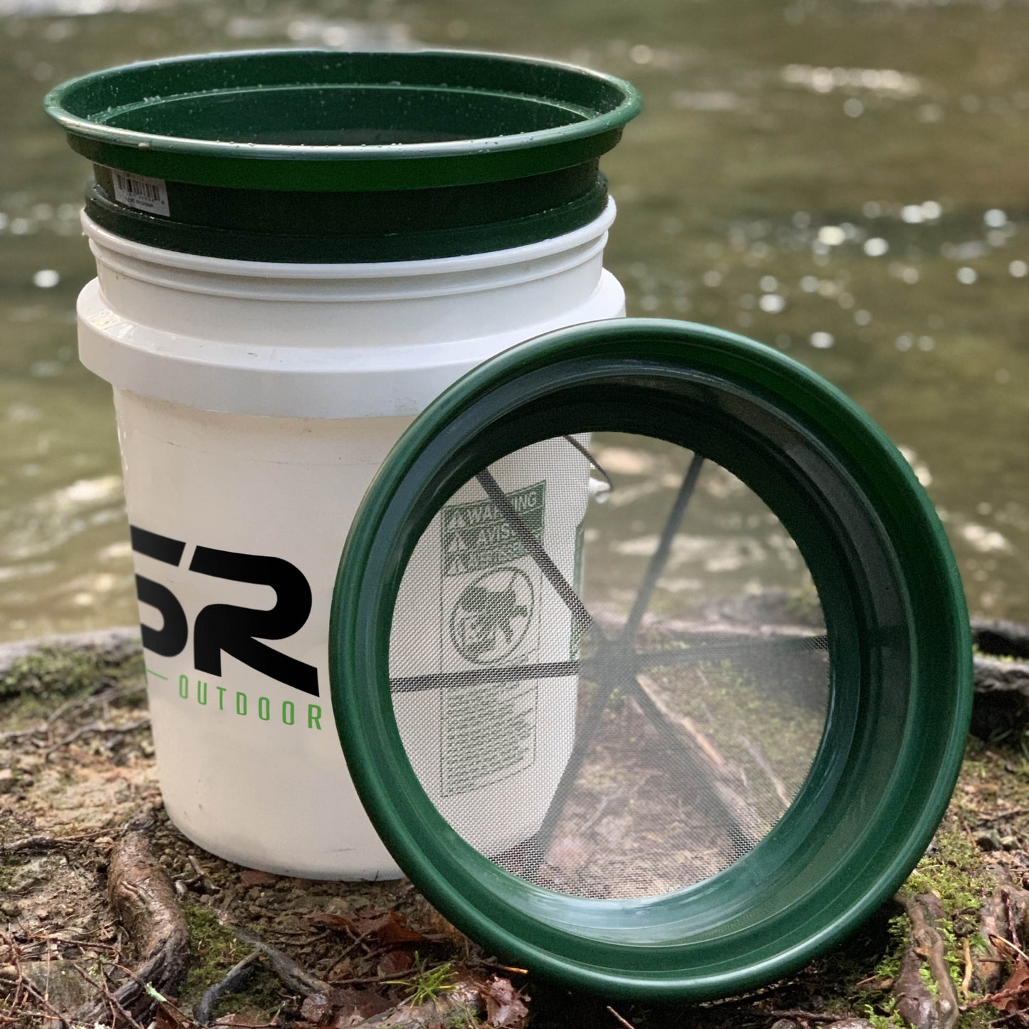 10lbs of gold paydirt in a gold panning kit that includes all of the tools needed to pan for gold