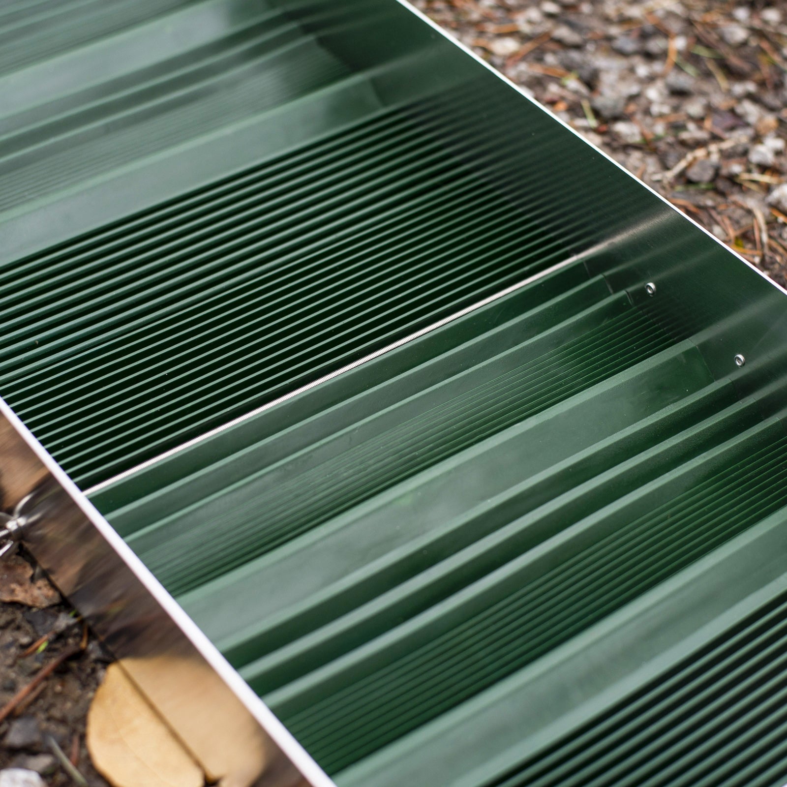 34 inch alumninum sluice box with rubber matting tpr riffle mat gold prospecing panning equipment