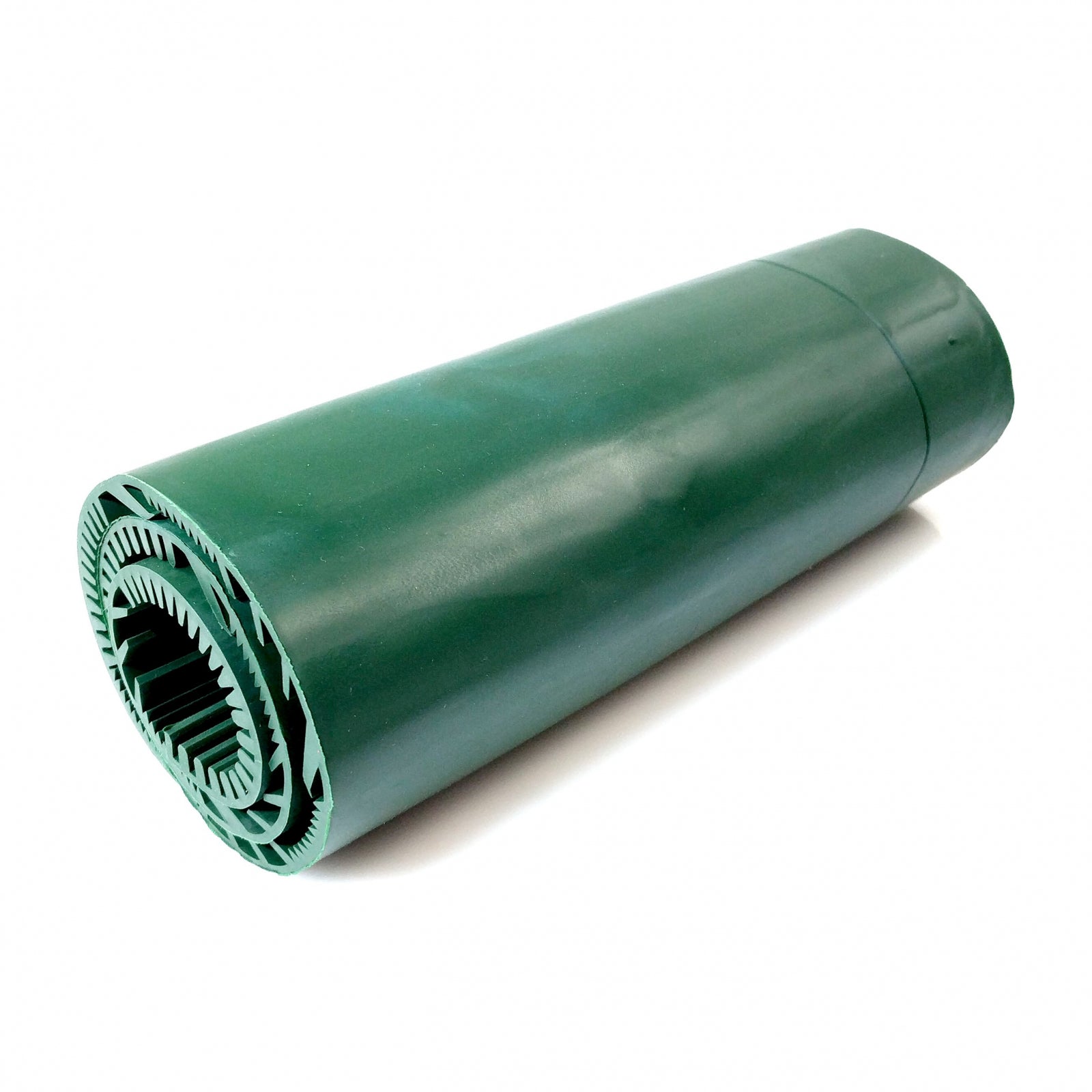 Close up detail of rubber sluice mat riffles and gold traps