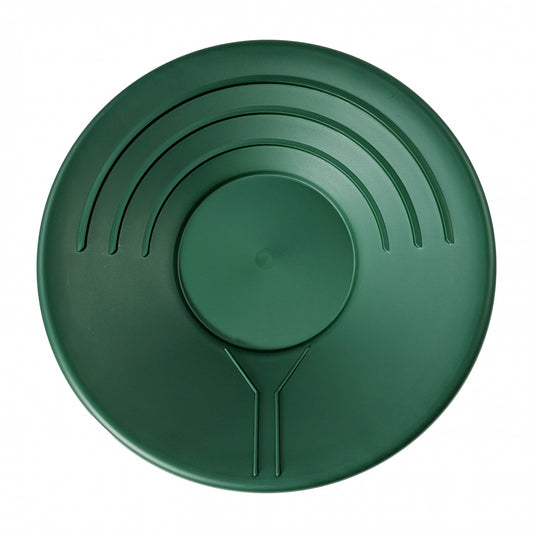 prospectors pan 14 inch riffled gold pan with water guide