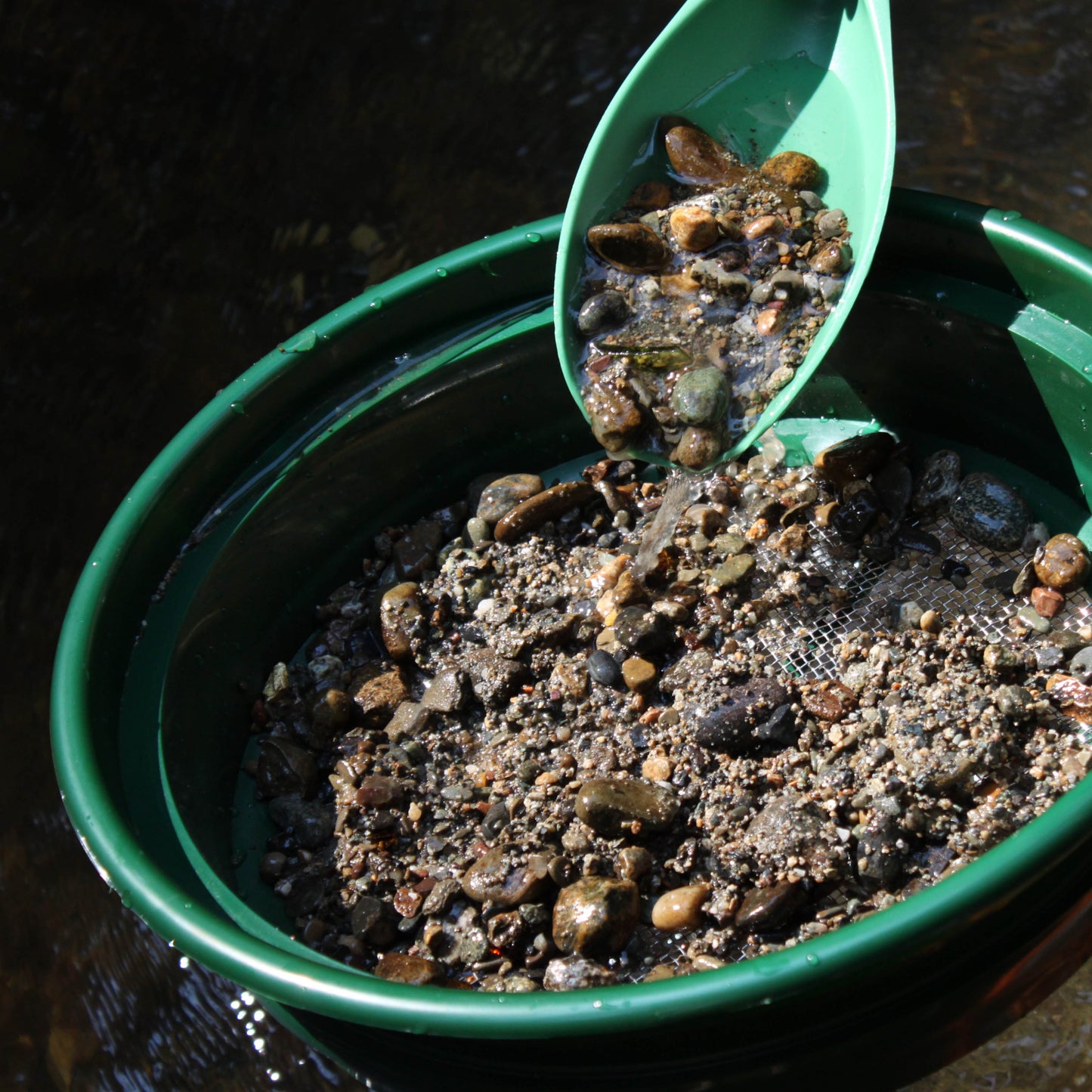 sort gravel dirt and sand with prospecting deep stack classifiers