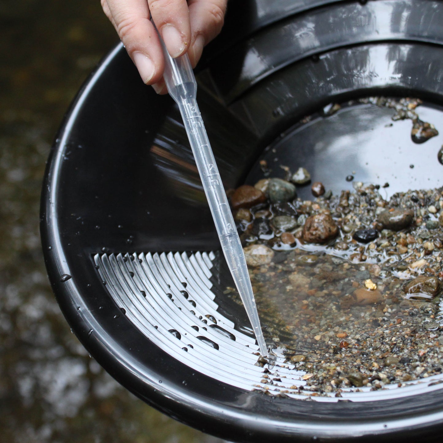 Small Pocket Gold Panning Collection Kit waterproof and sealed shut