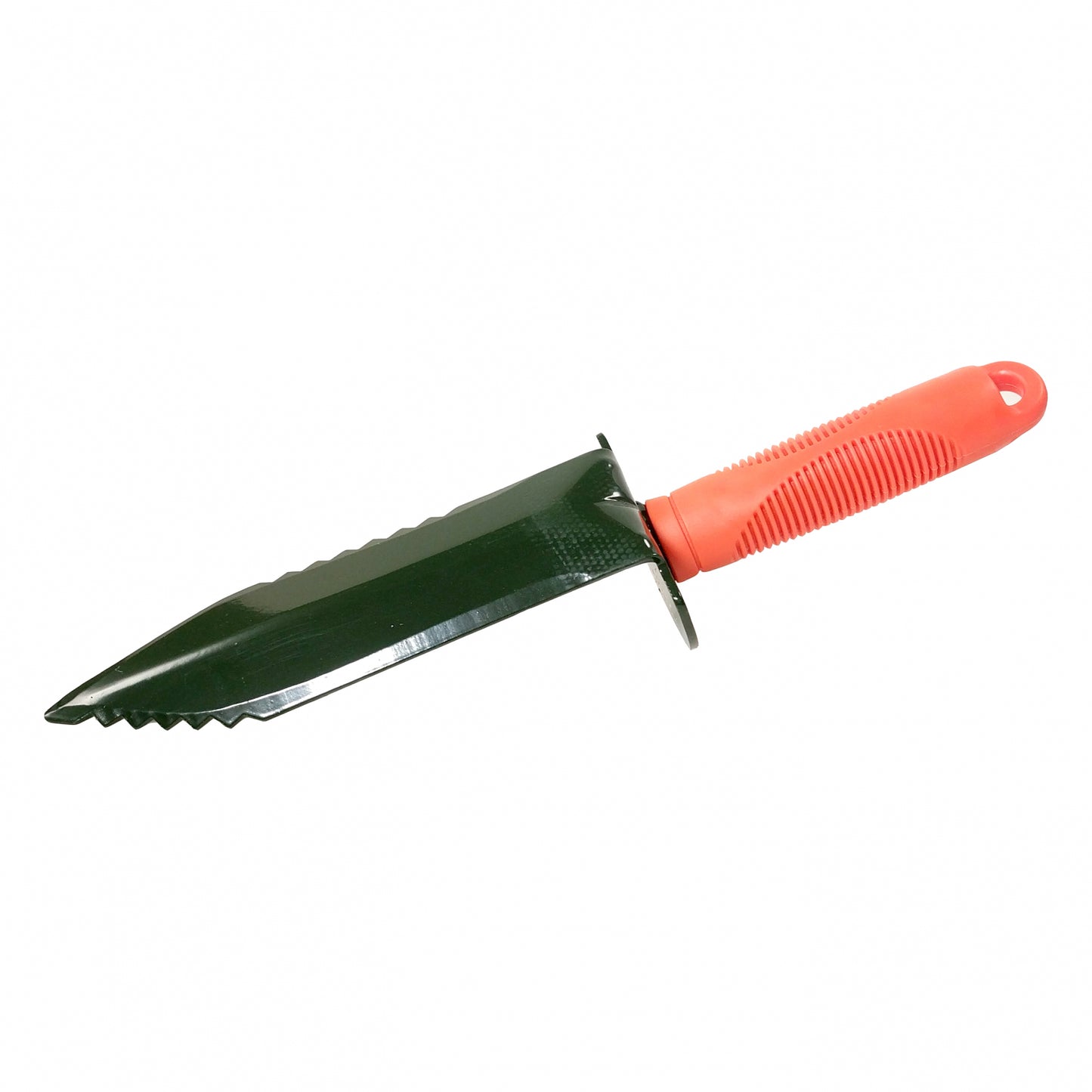 Orange trowel handle with grip