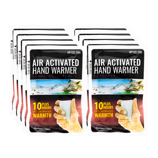 10 pack of hand warmers for outdoor use and staying warm