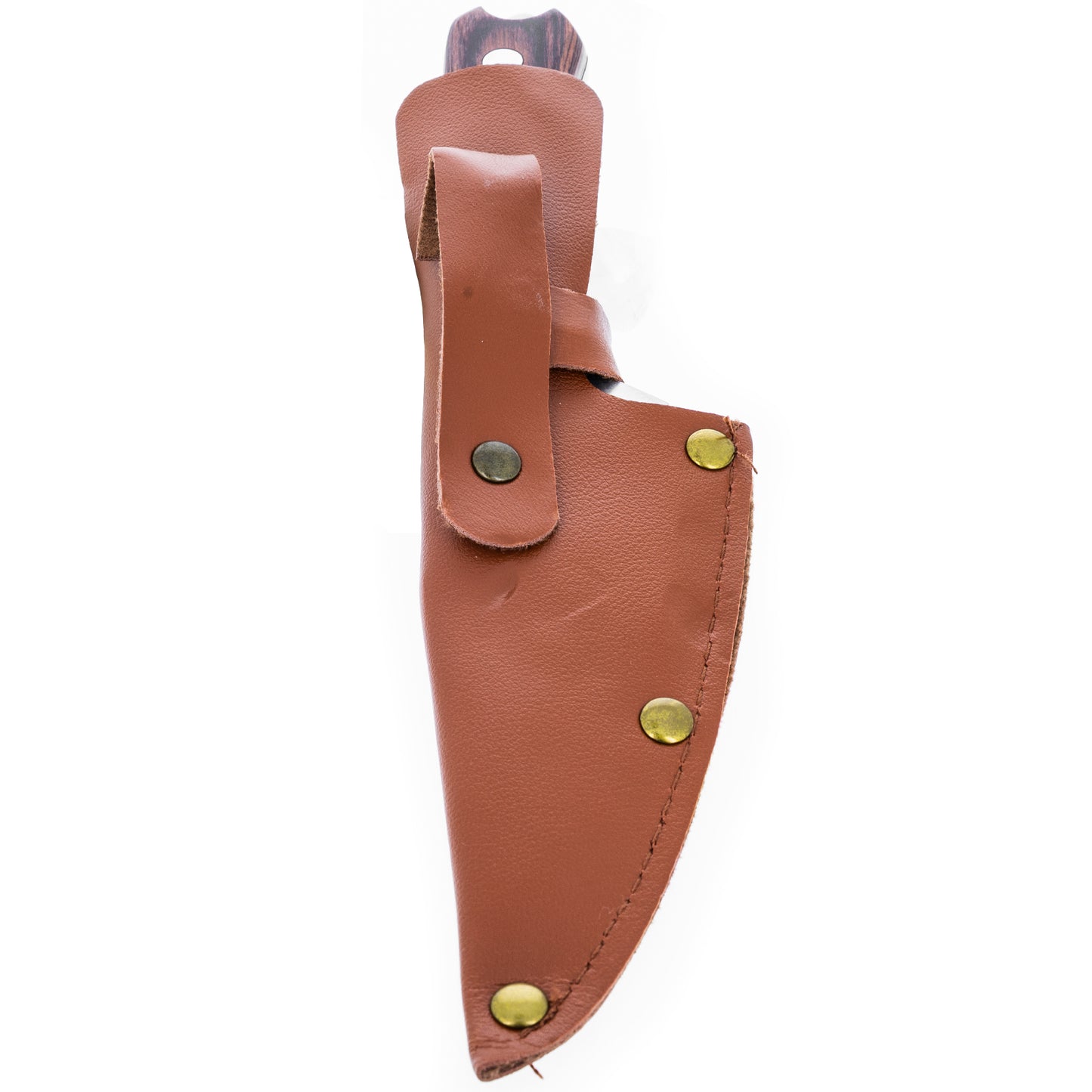 harpoon hunting knife with short blade full tang fixed blade 8 inches