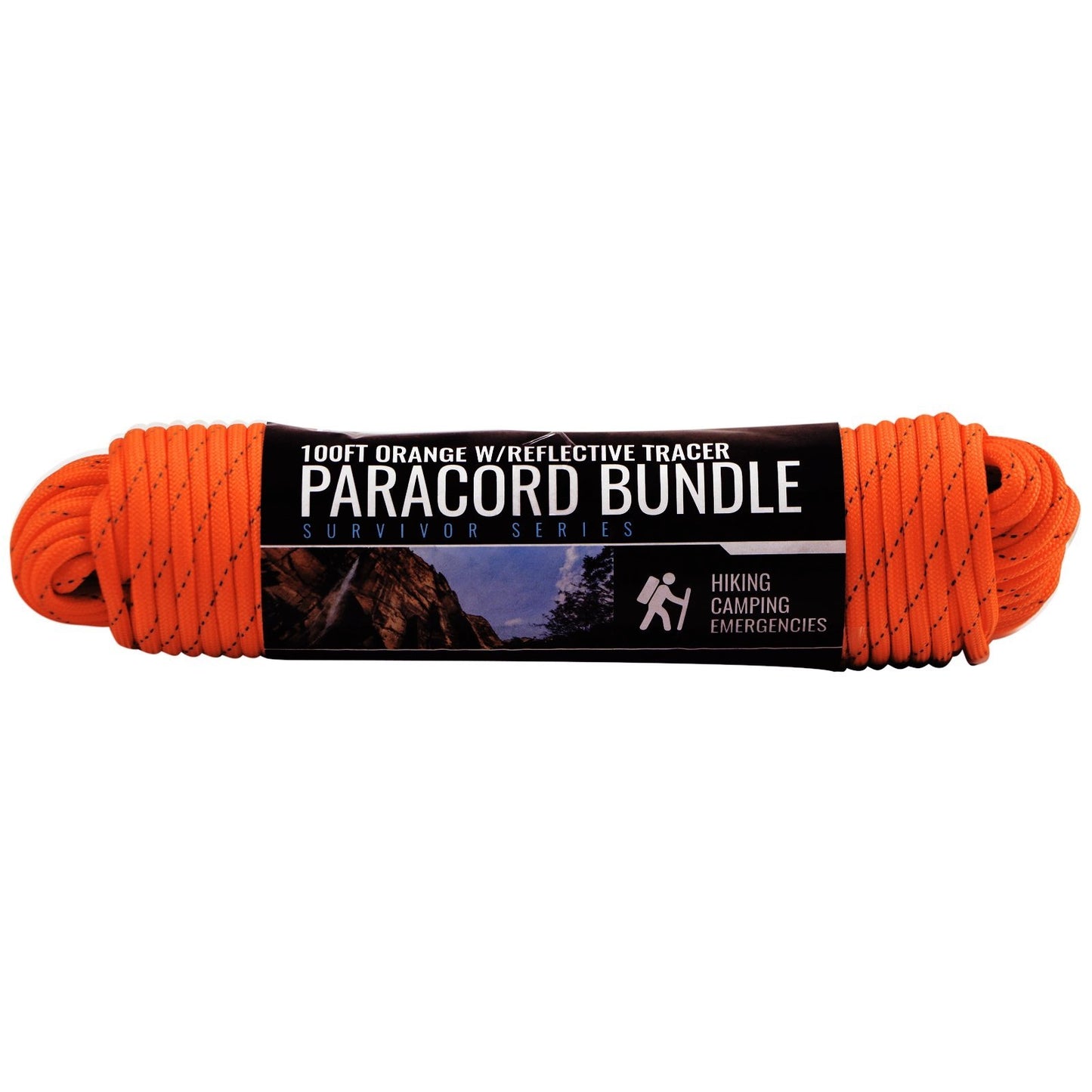 bundle of paracord 100ft multiple colors and patterns