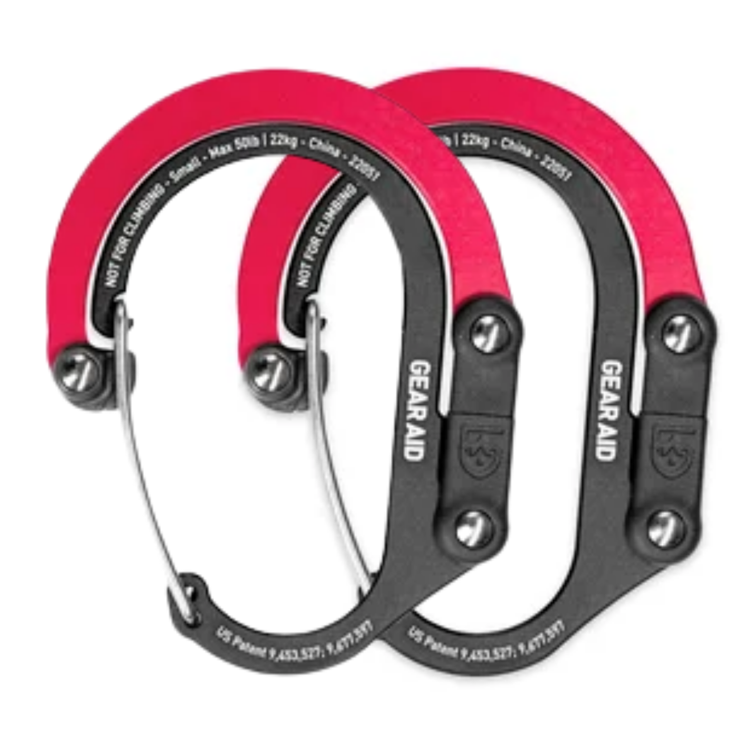 HEROCLIP Carabiner Clip and Hook for Purse, Stroller and Backpack by Gear Aid (SMALL)