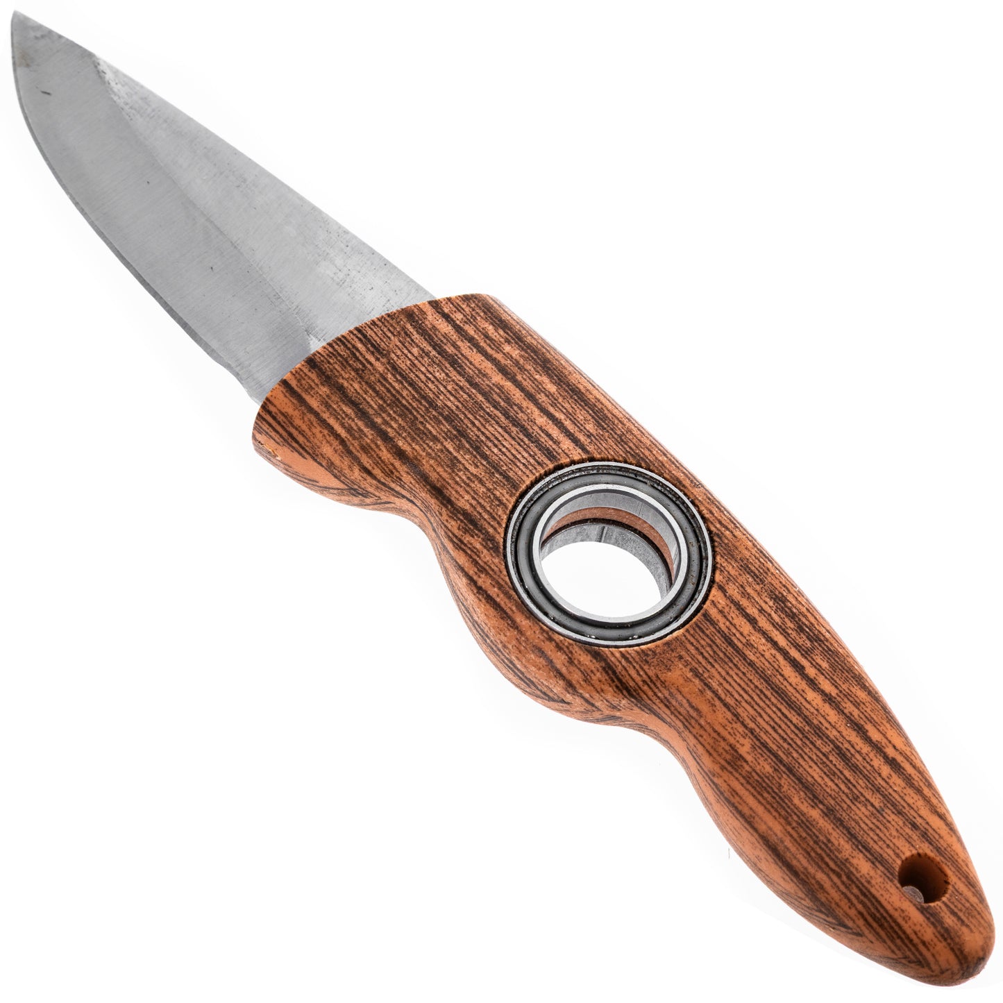 Spinning blade tricking hunting knife