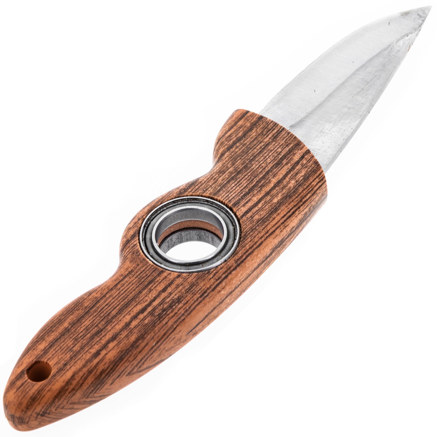 Spinning blade tricking hunting knife