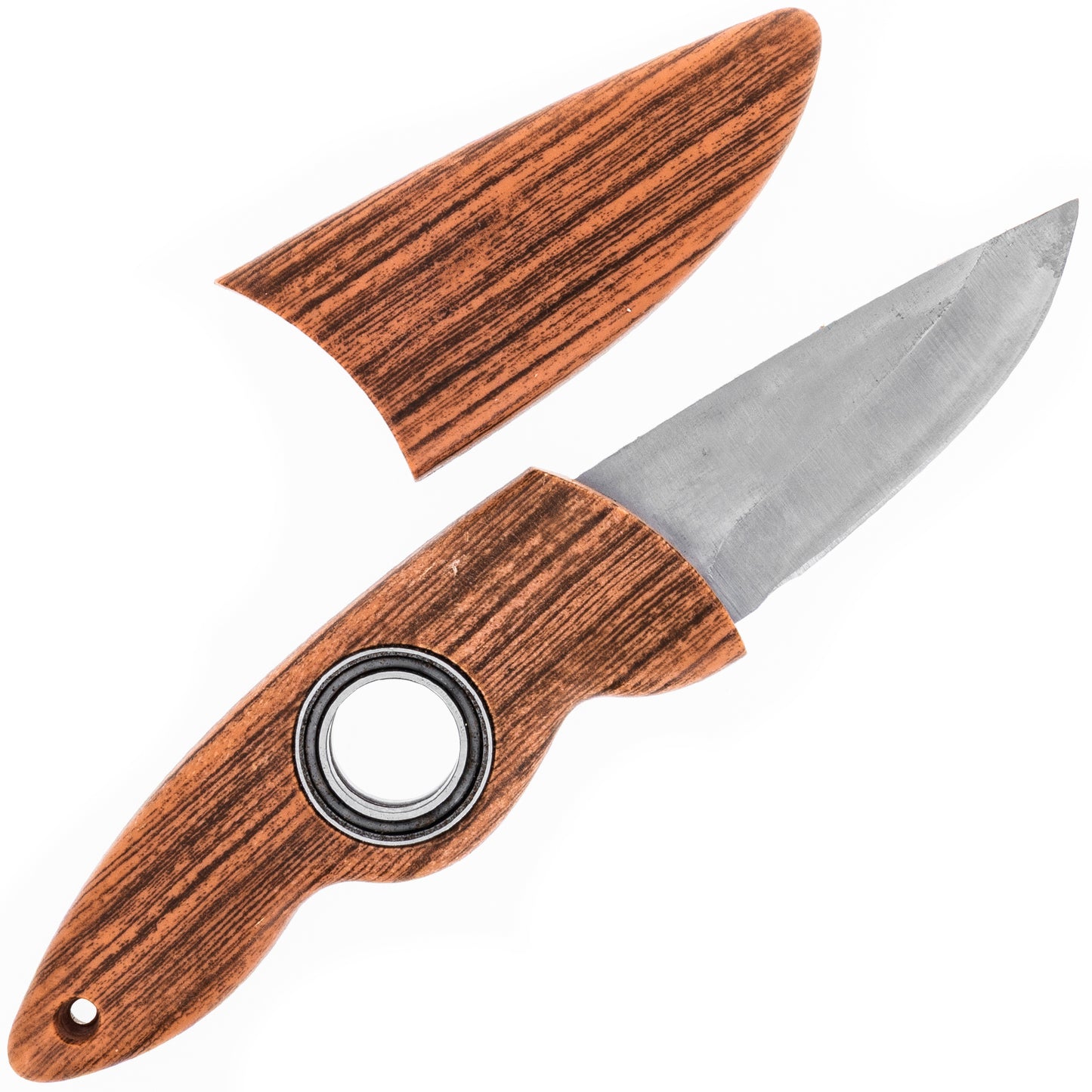 ball bearing spin knife for tricks small blade utility