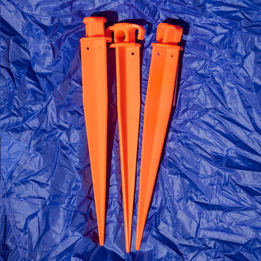 Heavy Duty Plastic Tent Stakes camping essentials