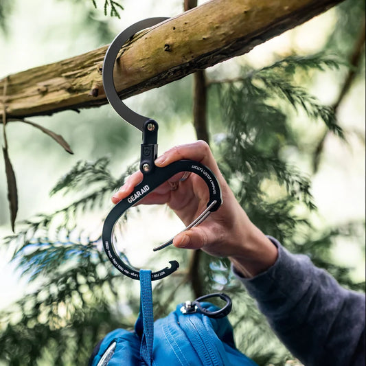 HEROCLIP Carabiner Clip and Hook for Camping, Backpack and Garage by Gear Aid (LARGE)
