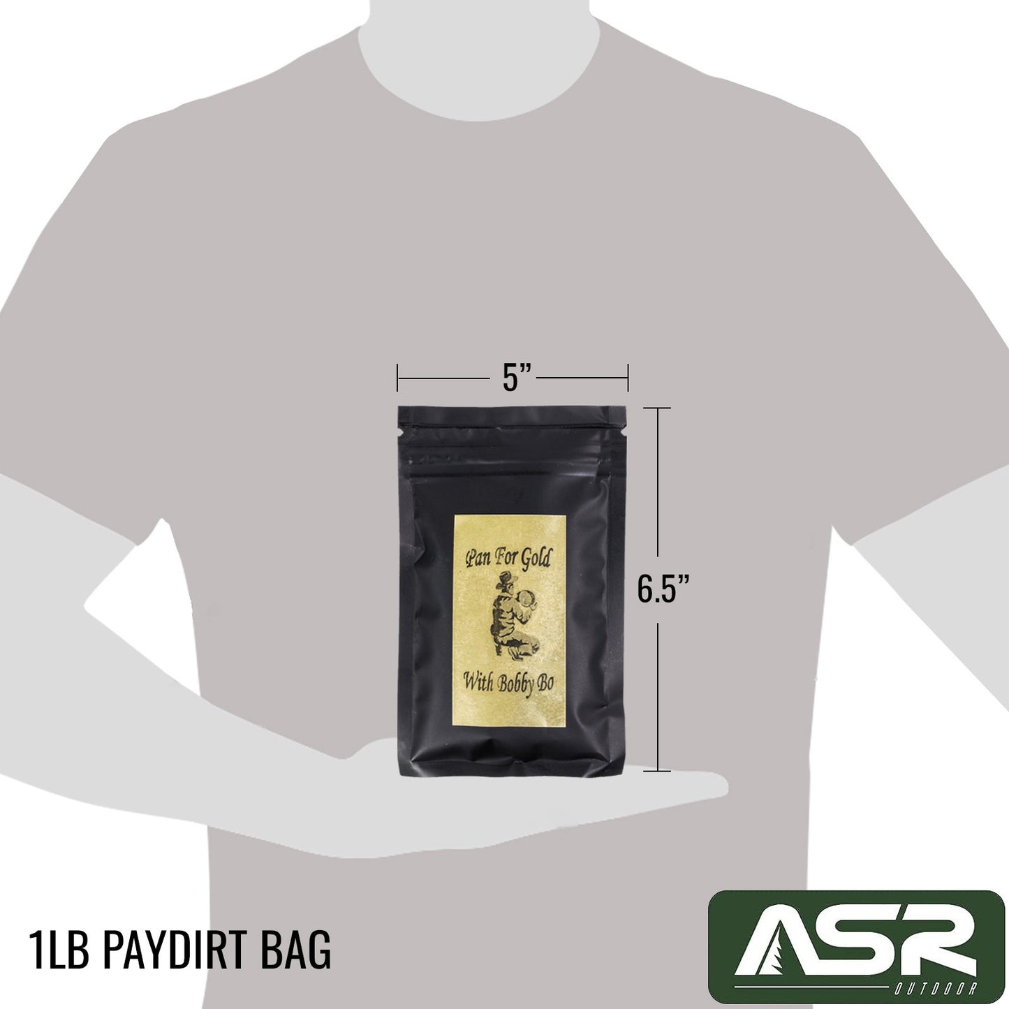 beginner paydirt for gold panning kit with glass vials, snuffer bottle