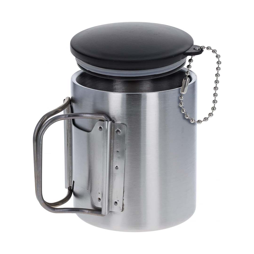 insulated coffee mug for travel with splash guard lid